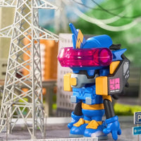 Evangelion X WASA EVA206 Blind Box Figure – rear three-quarter view on power pylon diorama