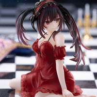Date A Live V PVC Statue Desktop Cute Figure Kurumi Tokisaki Nightwear Ver. Renewal 13 cm