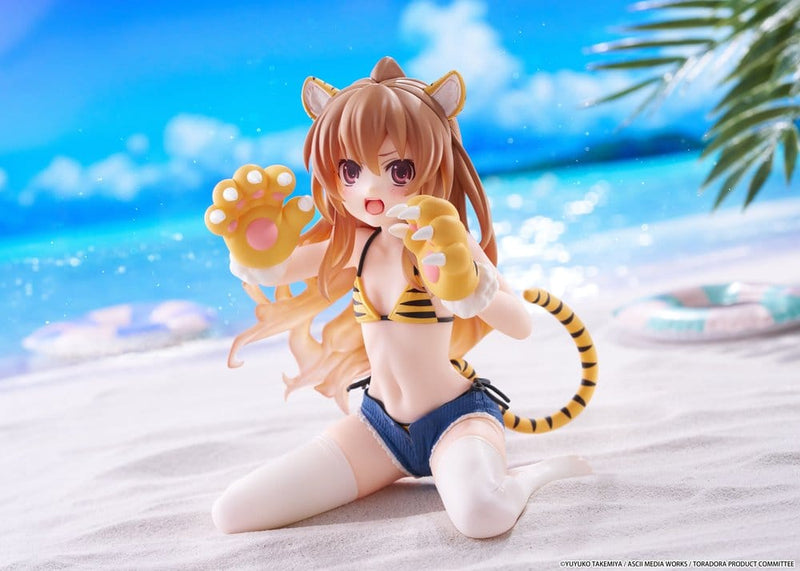 Toradora!: Desktop Cute: Taiga Aisaka [Tiger Costume Swimwear Ver.]