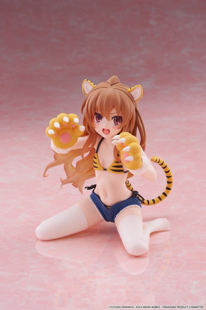 Toradora!: Desktop Cute: Taiga Aisaka [Tiger Costume Swimwear Ver.]