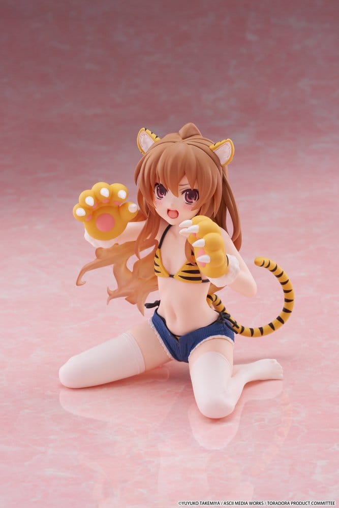 Toradora!: Desktop Cute: Taiga Aisaka [Tiger Costume Swimwear Ver.]