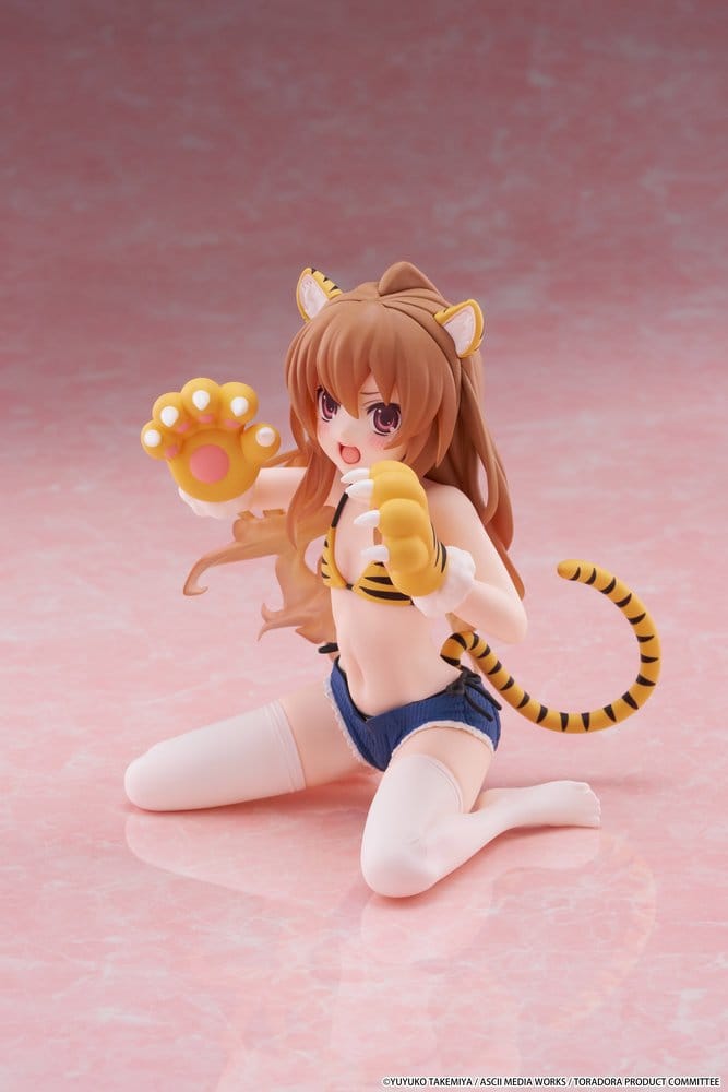 Toradora!: Desktop Cute: Taiga Aisaka [Tiger Costume Swimwear Ver.]
