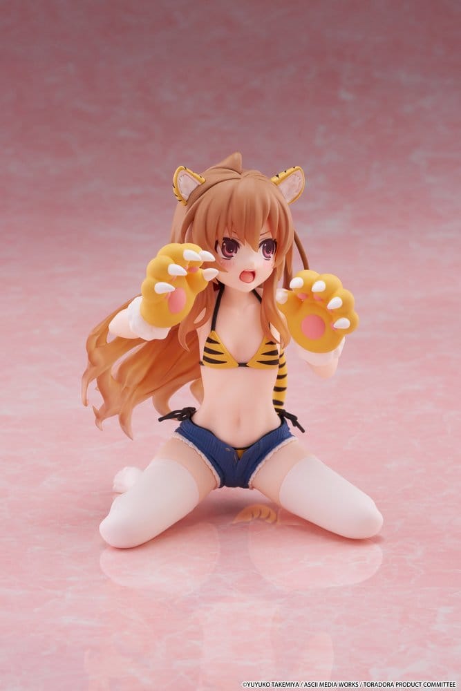 Toradora!: Desktop Cute: Taiga Aisaka [Tiger Costume Swimwear Ver.]